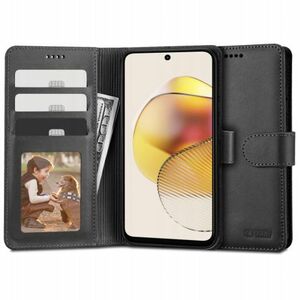 Tech-Protect Wallet könyv tok Motorola Moto G73 5G, fekete kép