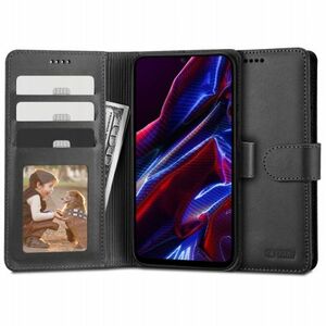 Tech-Protect Wallet könyv tok Xiaomi Redmi Note 12 / Poco X5 5G, fekete kép
