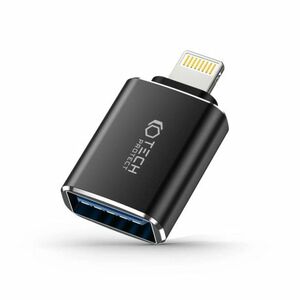 Tech-Protect Ultraboost adapter Lightning / USB OTG, fekete kép