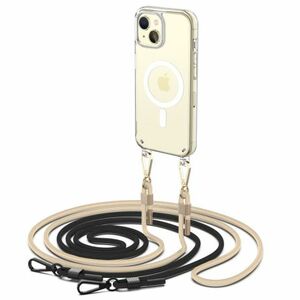 Tech-Protect FlexAir Chain MagSafe tok iPhone 15 Plus, fekete/bézs kép