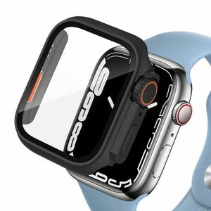 Tech-Protect Defense 360 tok Apple Watch 4/5/6/SE 44mm, fekete/narancssárga kép