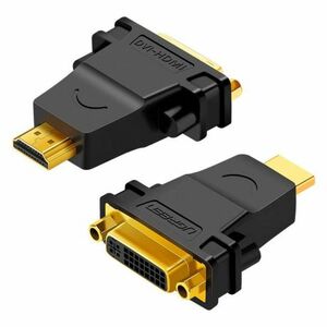 Ugreen 20123 adapter HDMI - DVI, M/F, fekete (20123) kép