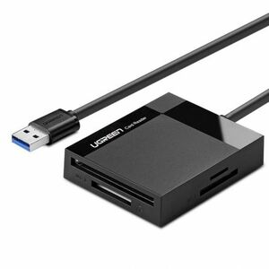 Ugreen CR125 kártyaolvasó USB 3.0 1m, fekete (30231) kép