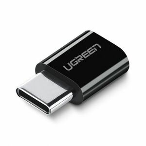 Ugreen adapter Micro USB / USB-C, fekete (30391) kép