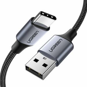 Ugreen US288 kábel USB / USB-C QC 3.0 3A 2m, szürke (60128) kép