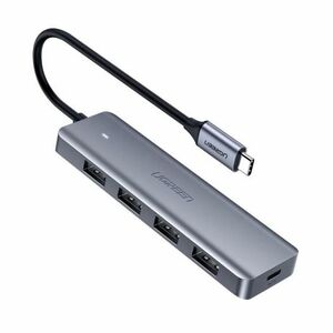 Ugreen CM219 HUB adapter Micro USB / 4x USB, szürke (CM219 70336) kép