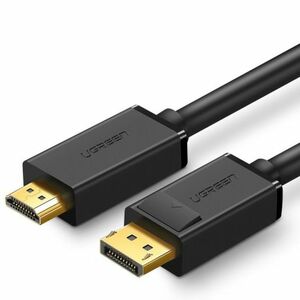 Ugreen DP101 kábel DisplayPort / HDMI 4K 2m, fekete (DP101 10202) kép