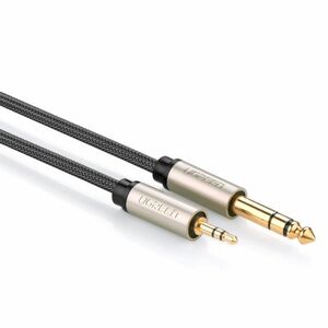 Ugreen audio kábel TRS 3.5mm jack / 6.35mm jack 1m, szürke kép