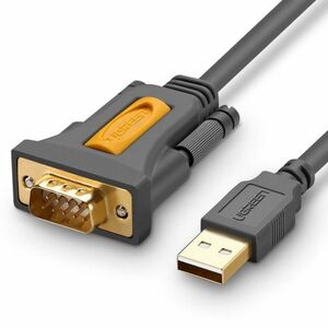 Ugreen CR104 kábel USB / DB9 RS-232 1.5m, szürke (CR104) kép