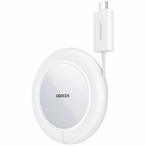 Ugreen CD245 MagSafe vezeték nélküli töltő USB-C 15W, fehér (CD245-40123) kép