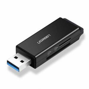 Ugreen CM104 kártyaolvasó USB 3.0 - TF / SD, fekete (40752) kép