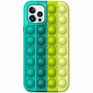 MG Pop It szilikon tok iPhone 11 Pro Max, zöld/sárga kép