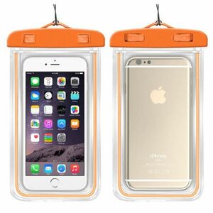 MG WC04 vízálló telefontok 7'', narancssárga kép