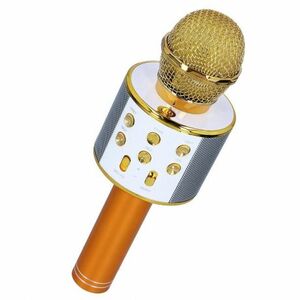 MG Bluetooth Karaoke mikrofon hangszóróval, arany kép