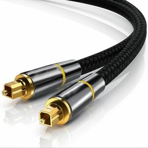 MG Fiber Toslink audio optikai kábel SPDIF 1.5m, fekete (WOPT-15) kép