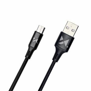 MG kábel USB / USB-C 2.4A 1m, fekete (WUC-C1B) kép