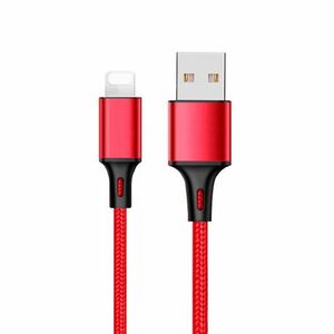MG kábel USB / Lightning 2.4A 2m, piros (WUC-L2R) kép