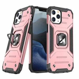 MG Ring Armor műanyag tok iPhone 12 Pro Max, rózsaszín kép