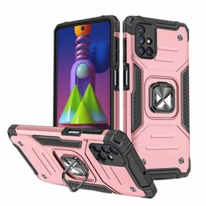 MG Ring Armor műanyag tok Samsung Galaxy M51, rózsaszín kép