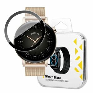 MG Watch Glass Hybrid üvegfólia Huawei Watch GT 3 46 mm, fekete kép