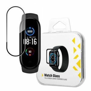 MG Watch Glass Hybrid üvegfólia Xiaomi Mi Band 5, fekete kép