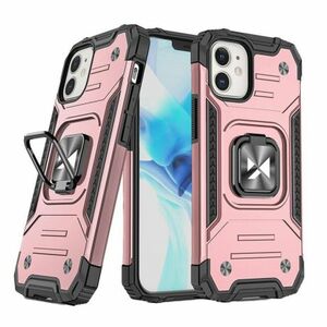 MG Ring Armor műanyag tok iPhone 14, rózsaszín kép