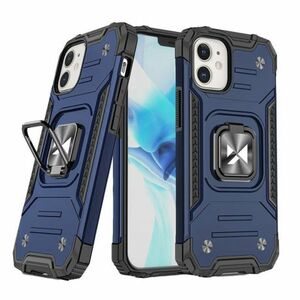 MG Ring Armor műanyag tok iPhone 14 Plus, kék kép
