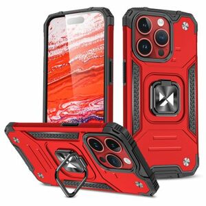 MG Ring Armor tok iPhone 15 Pro, piros kép