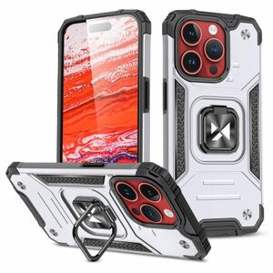 MG Ring Armor tok iPhone 15 Pro Max, ezüst kép