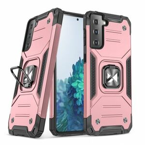MG Ring Armor műanyag tok Samsung Galaxy S22 Plus, rózsaszín kép