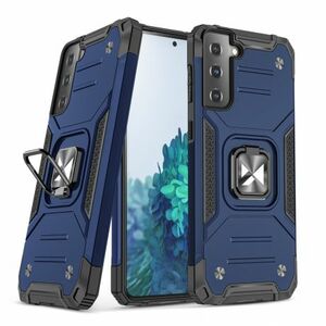 MG Ring Armor műanyag tok Samsung Galaxy S22 Plus, kék kép