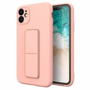 MG Kickstand szilikon tok iPhone 12, rózsaszín kép