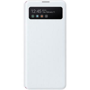 Galaxy A41 S-View Wallet cover white (EF-EA415PWEGEU) kép