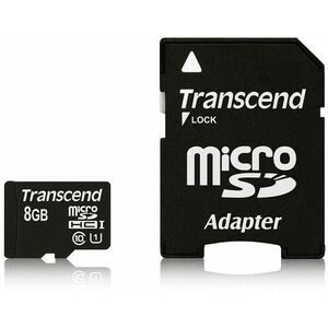 microSDHC Premium 8GB C10/U1/UHS-I TS8GUSDU1 kép
