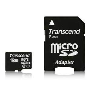 microSDHC 16GB C10/U1 TS16GUSDU1 kép
