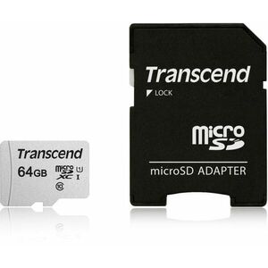 microSDXC 300S 64GB C10/U1 TS64GUSD300S-A kép