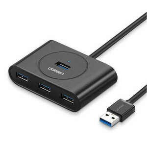 UGREEN USB 4 az 1-ben USB 3.0 hub 0, 5 m (fekete) kép
