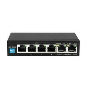 Extralink EX.14305 Switch L2 Gigabit Ethernet (10/100/1000) PoE Fekete kép