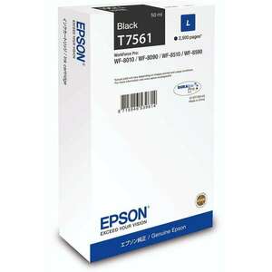 Epson T7561 tintapatron black ORIGINAL 2, 5K kép