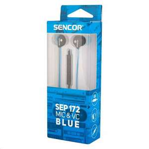 Sencor SEP 172 VCM BLUE fülhallgató kék kép