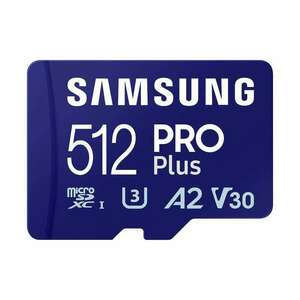 512GB microSDXC Samsung Pro Plus U3 A2 V30 + kártyaolvasó (MB-MD5... kép