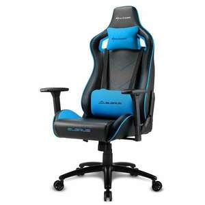 Sharkoon Gamer szék - Elbrus 2 Black/Blue (állítható magasság; ál... kép