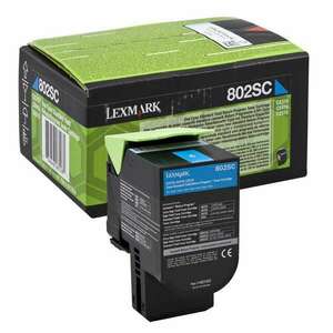 Lexmark 802SC festékkazetta ciánkék (80C2SC0) kép