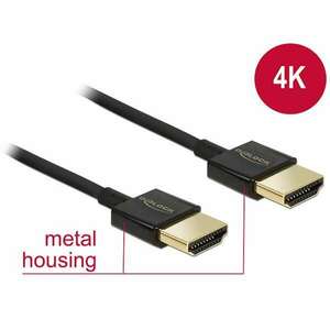 DELOCK 84771 HDMI 3D 4K Slim Premium, 1m kép