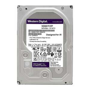 Western Digital 8TB Purple Pro SATA3 3.5" DVR HDD kép