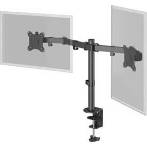 Goobay 58529 17"-32" LCD TV/Monitor asztali tartó - Fekete (2 kijelző) kép