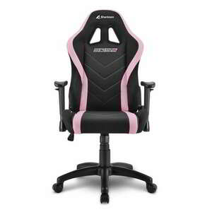 Sharkoon SKILLER SGS2 Jr Gyermek Gamer szék - Fekete/Rózsaszín kép