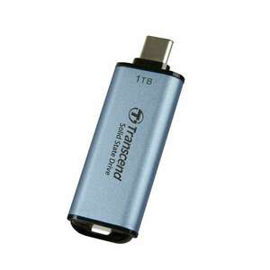 Transcend TS1TESD300C 1TB, USB-C Kék-Fekete külső SSD kép