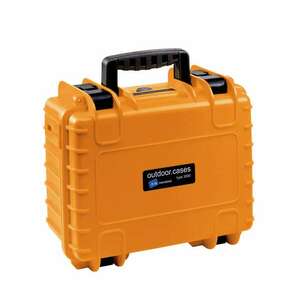 B&W 3000 Fotós bőrönd elválasztókkal - Narancs kép