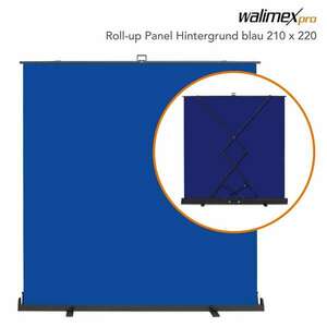 Walimex pro Roll-up 210x220cm Fotós háttér - Kék kép